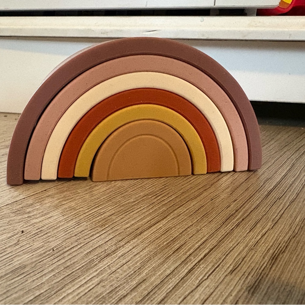 Colorful Kids Toy Set with Stacking Rings and Activity Cube - Picture 2 of 2